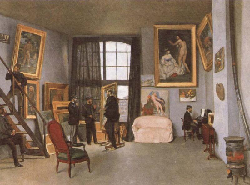 Frederic Bazille The artist-s Studio China oil painting art
